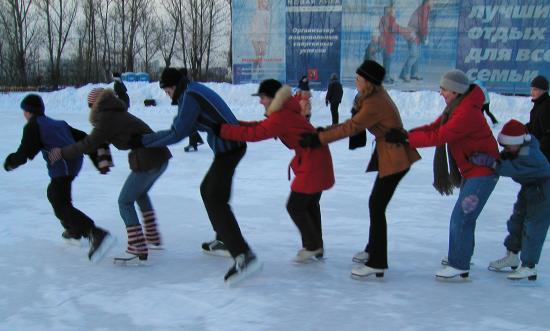 Новогодние веселья на катках Нижнего Новгорода
