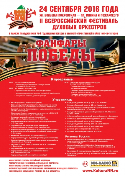 II Всероссийский фестиваль-парад духовых оркестров «Фанфары победы» II Всероссийский фестиваль-парад духовых оркестров «Фанфары победы»