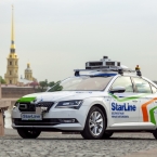 Экспериментальный заезд беспилотного автомобиля StarLine