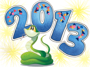 Подарок на Новый год: змея - символ Нового года