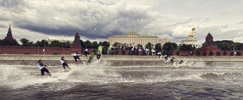 Вейкбординг напротив Кремля, спорт