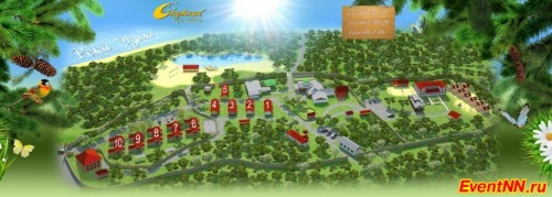 база отдыха Спутник, отдых на природе, отдых в Нижегородской области