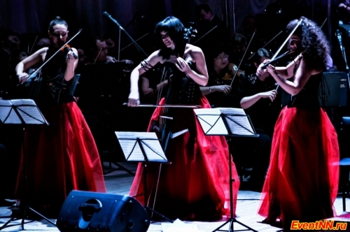 скрипичное шоу FIERIA, стиль «Classical Crossover», струнный коллектив