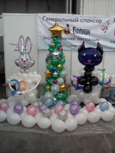 Оформление праздника воздушными шарами, цветами, тканью, организация праздничных мероприятий «под ключ»