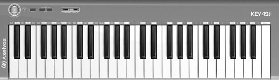 Axelvox KEY49j grey MIDI 