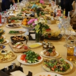 Сервировка и блюда ресторана Нептун