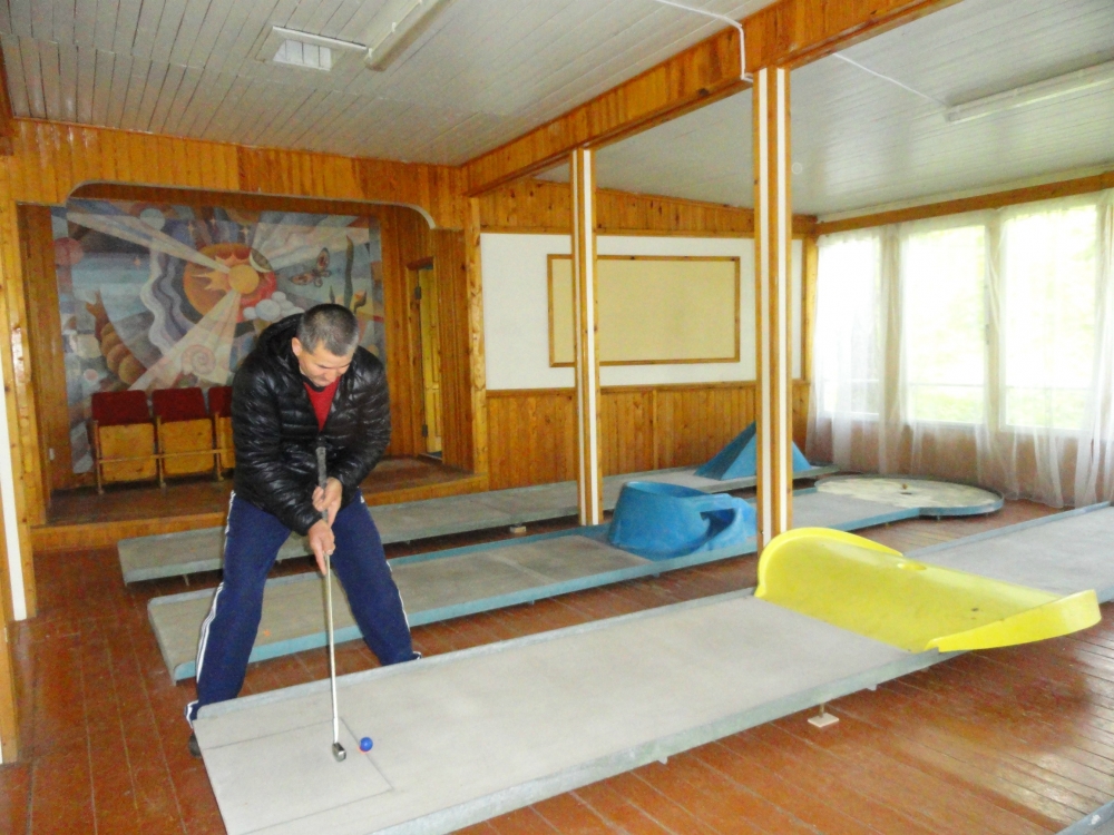 Открыт мини-гольф клуб на базе отдыха "Сурские зори"
