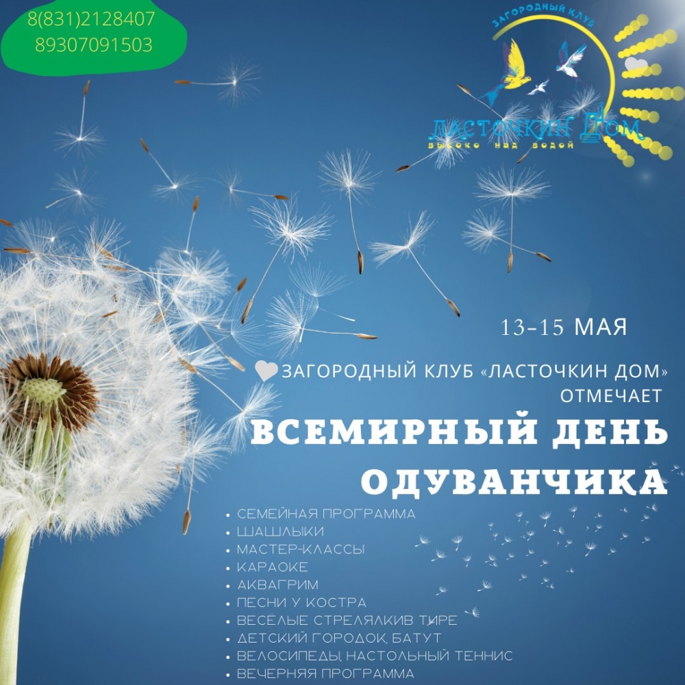 Всемирный день одуванчика! Всемирный день одуванчика!
