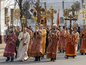 Пасхальный Крестный ход в Нижнем Новгороде Пасхальный Крестный ход в Нижнем Новгороде