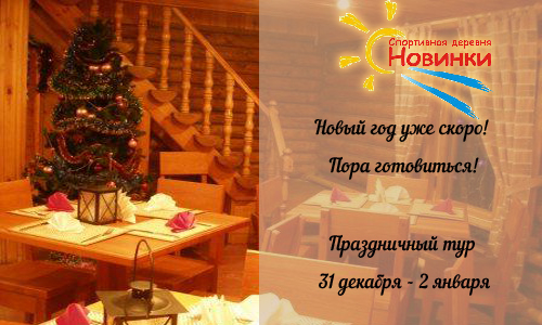 Незабываемый Новый год в спортивной деревне "Новинки" Незабываемый Новый год в спортивной деревне "Новинки"