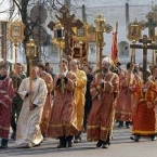 Пасхальный Крестный ход в Нижнем Новгороде